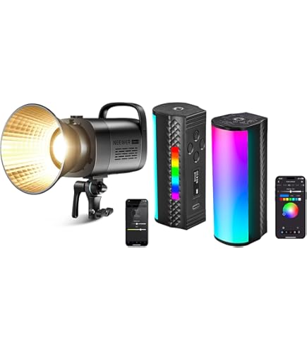 Amazon.com: NEEWER CB60B 70W LED Video Light 2.4G&APP Control, COB
